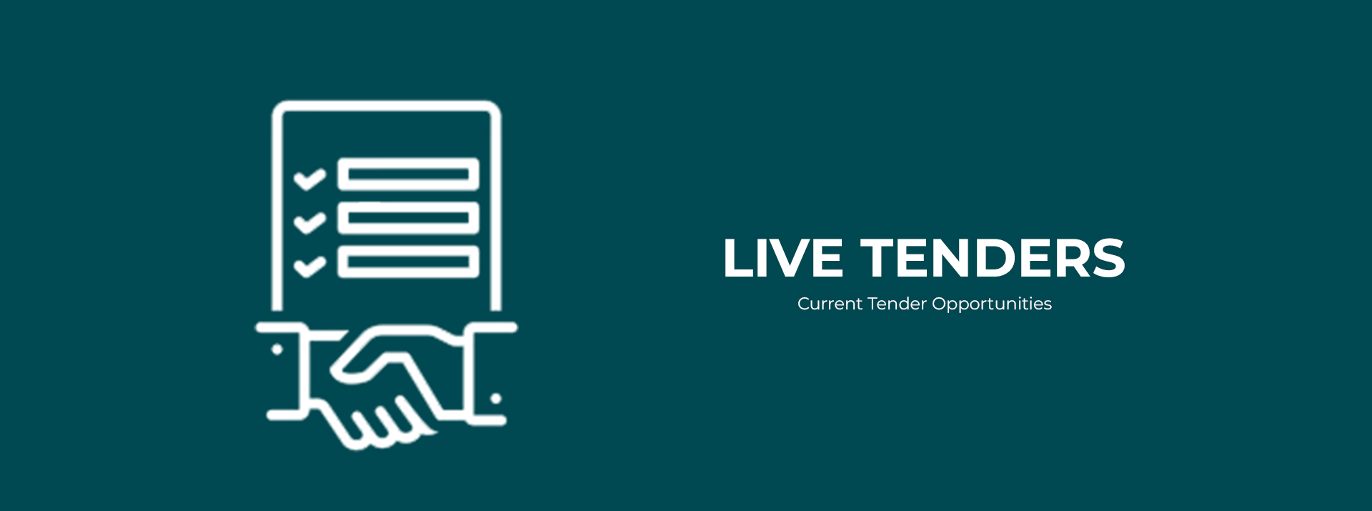 LIVE TENDERS